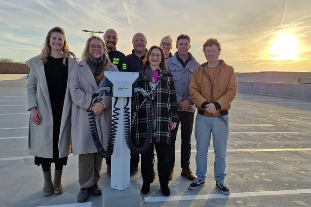 Atlas Copco Airpower opent een van de grootste laadpleinen van België in Wilrijk