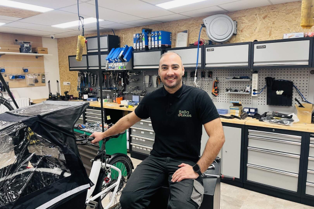 Brahim is de oprichter van Bella Bikes