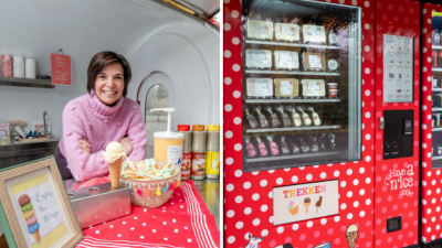 Caroline Vermeiren plaatste een ijsautomaat