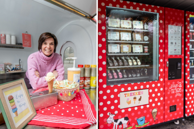 Caroline Vermeiren plaatste een ijsautomaat