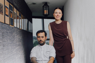 Chef Nick Dapper en gastvrouw Lisa Deklerck