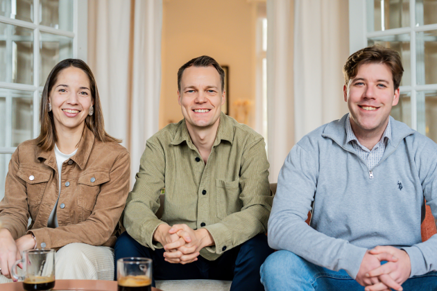 De drie oprichters van Kleyo