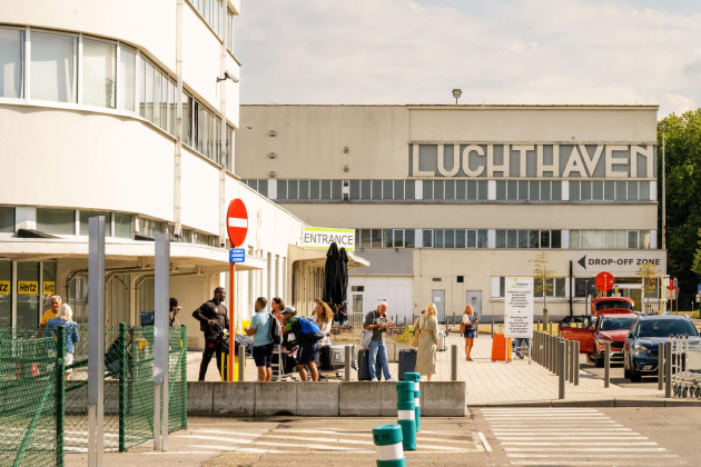 De luchthaven van Deurne