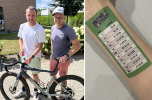 Dries en Ben lanceren ‘tattoo’ voor lopers “Perfect om tempo aan te houden tijdens