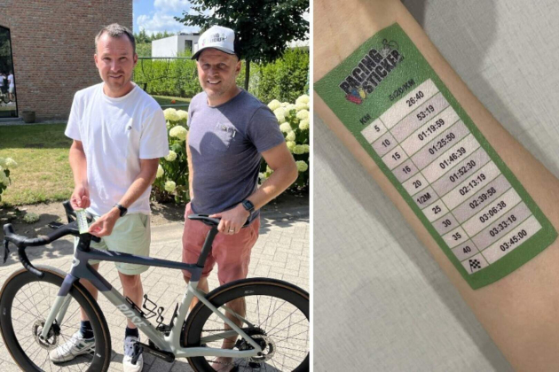 Dries en Ben lanceren ‘tattoo’ voor lopers “Perfect om tempo aan te houden tijdens