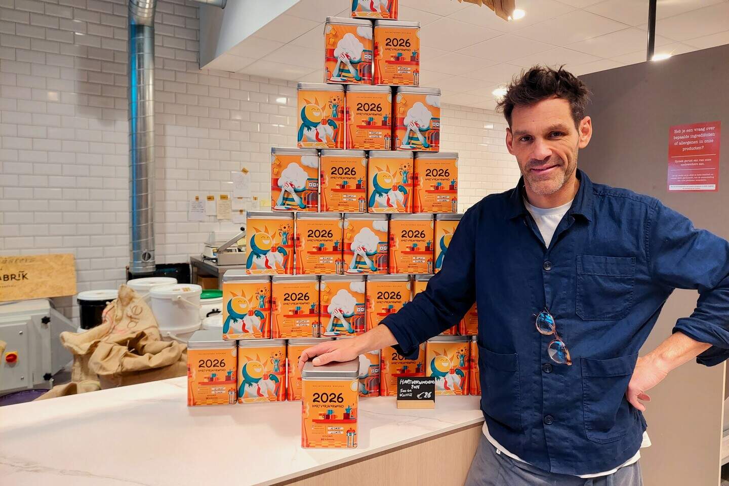 Kaffefabrik schenkt 20,26 kilo koffie aan goede doel met eindejaarskoffie