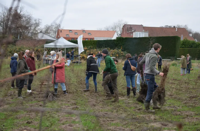 Medewerkers AstraZeneca plantten 2.300 bomen
