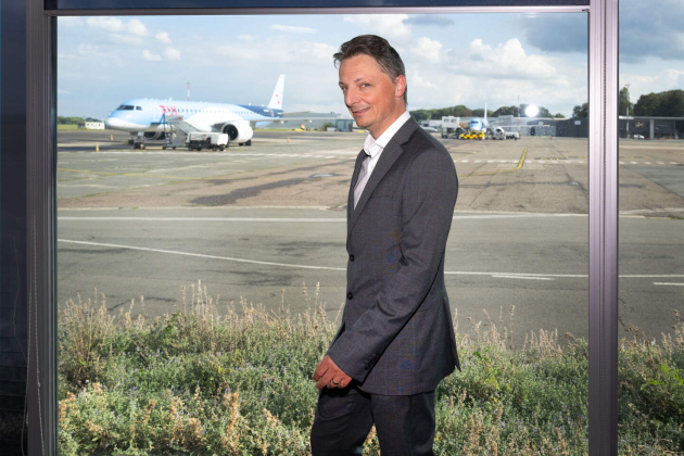 Nathan De Valck, CEO van Antwerp Airport