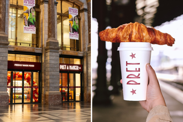 Pret A Manger opent eerste vestiging in Vlaanderen in Antwerpen-Centraal
