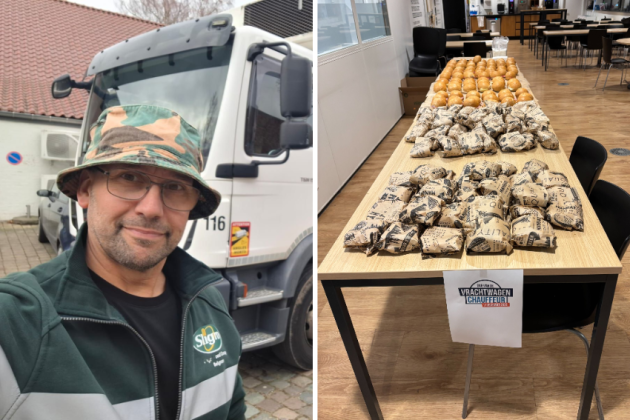 dag van vrachtwagenchauffeur Eddy