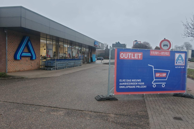 Aldi opent tijdelijke outlet in voormalige winkel in Veerle-Laakdal