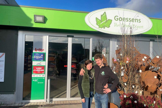 Anneke Goessens met zoon Robrecht