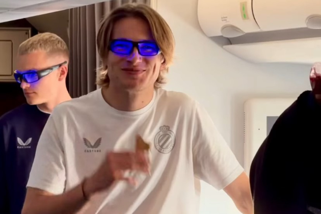 Club Brugge blauwe brillen