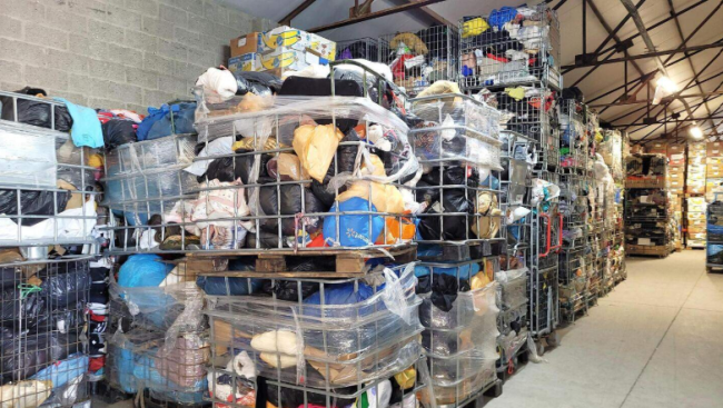 De Enter haalt nu zo’n 1.000 ton textiel op in de regio.