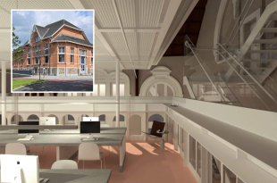 Ecofix bouwt zijn nieuw kantoor in het station van Willebroek