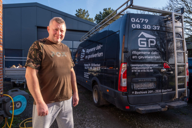 Het bedrijf van dakwerker Pavel Gocyk