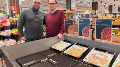 Kinslize Premium Pizza en Carrefour Market slaan de handen in elkaar