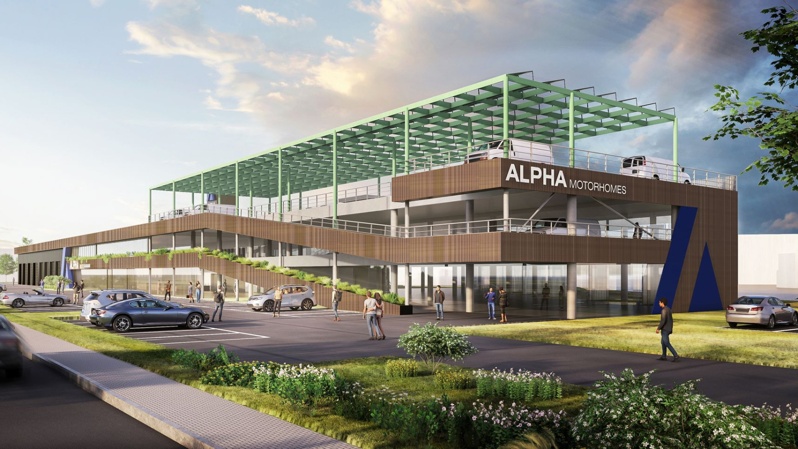 Alpha Motorhomes opende recent nog een nieuwe vestiging in Temse