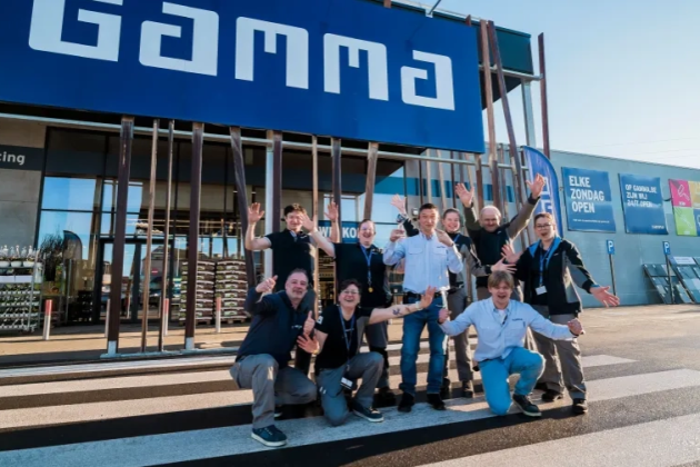 Gamma opende een nieuwe winkel in Mol.