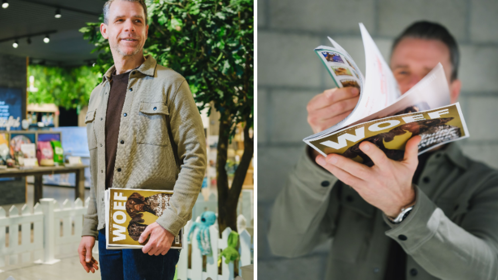 Kevin Massart van dierenspeciaalzaak Cats & Dogs wordt nieuwe eigenaar van WOEF magazine