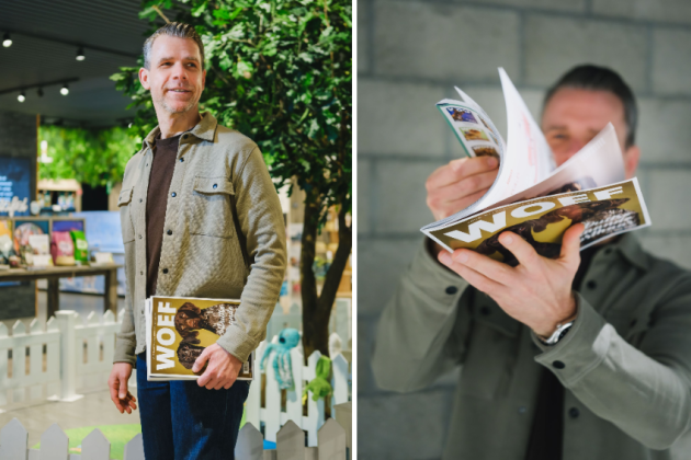 Kevin Massart van dierenspeciaalzaak Cats & Dogs wordt nieuwe eigenaar van WOEF magazine