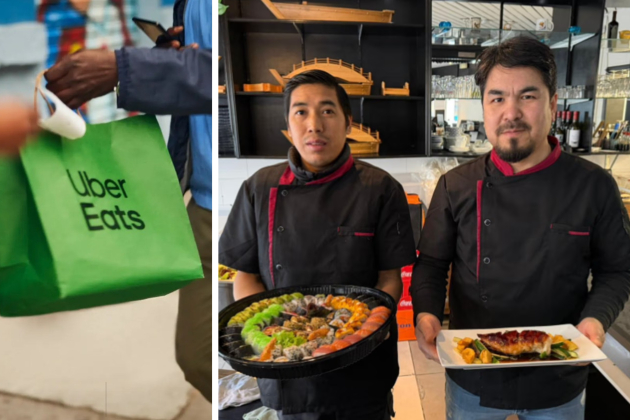 Nikko Sushi uit Herentals is een van de zaken dat Uber Eats inschakelt om hun eten tot bij de mensen thuis te laten leveren