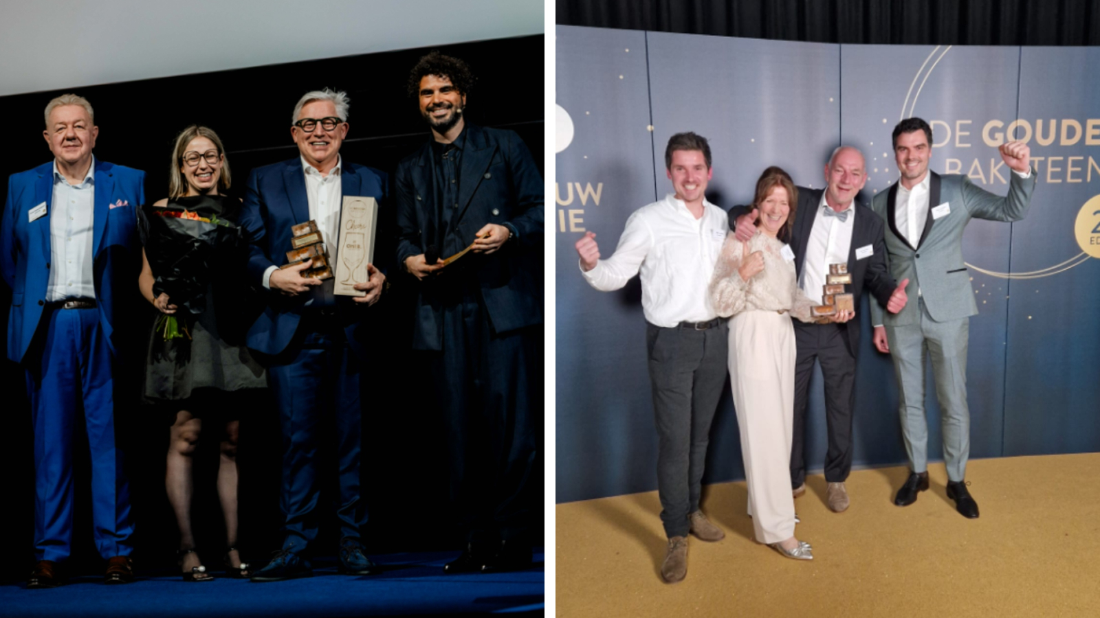 BCS Swinnen werd uitgeroepen tot Werkgever van het Jaar, terwijl Van Raak L. BV uit Weelde de Gouden Baksteen voor Duurzame Onderneming van het Jaar in ontvangst mocht nemen.