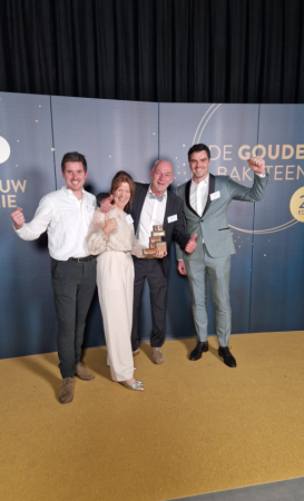 Van Raak L. BV is bekroond met de Gouden Baksteen in de categorie Duurzame Onderneming van het Jaar.