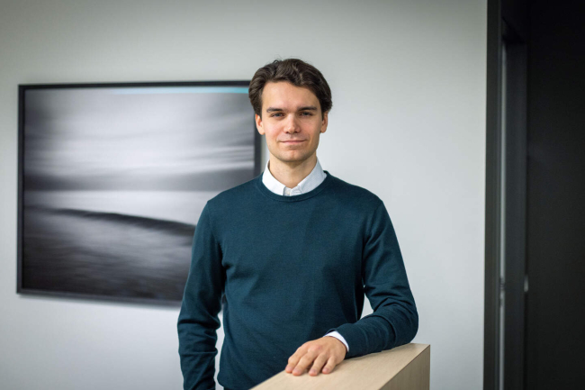 William studeert ook aan de KU Leuven en volgt het laatste jaar van zijn opleiding in het Verenigd Koninkrijk © Sarah Van den Elske