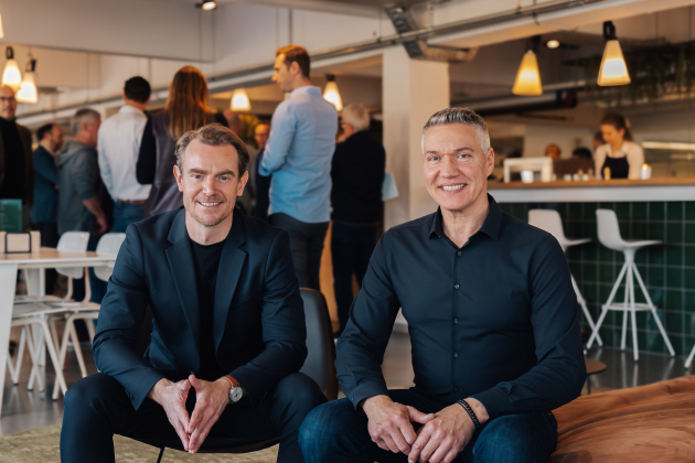 Wouter Vanlee en zijn chef van Bistro Greenville in Houthalen