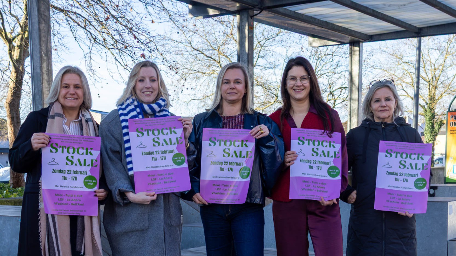 stockverkoop lokale handelaars Heist