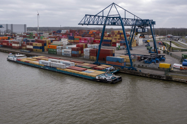 Annick De Ridder promoot Cargo Park & Ride op Albertkanaal als alternatief voor afgesloten E313