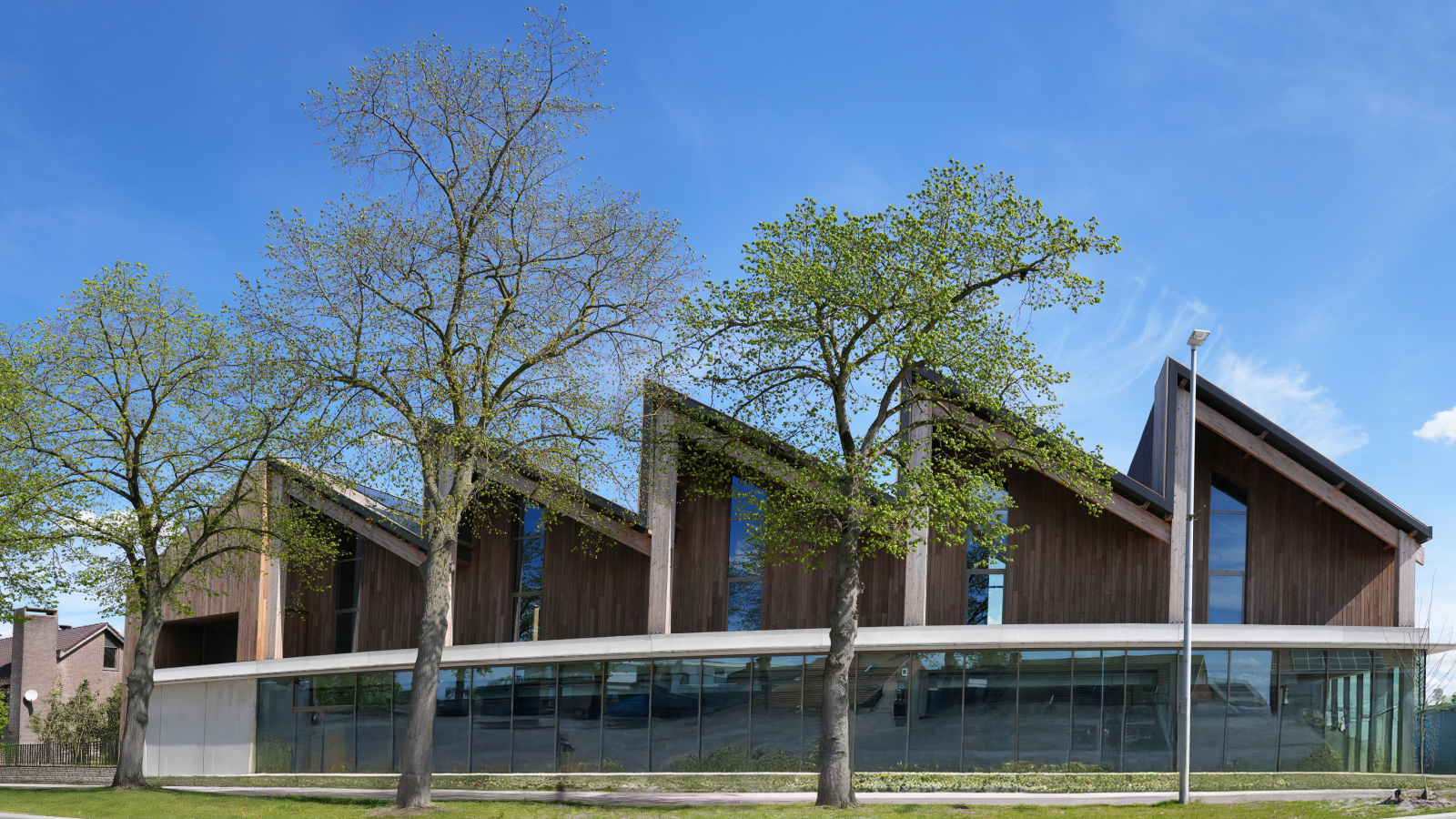 Gebouw showroom Van Mechgelen