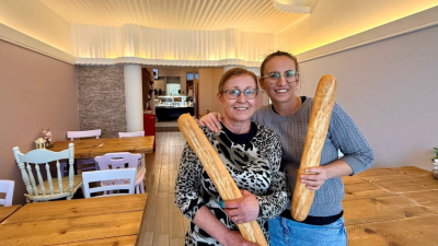 Hilde en Nikita Govaerts van broodjeszaak Sandwisjbar
