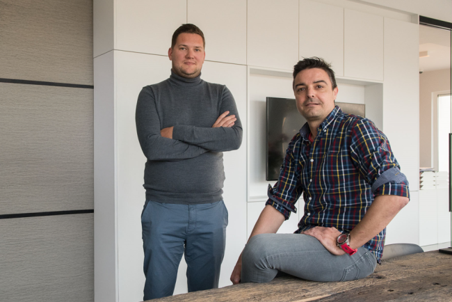 Jess Van Weert en Koen Peeters van Lux Sparkling