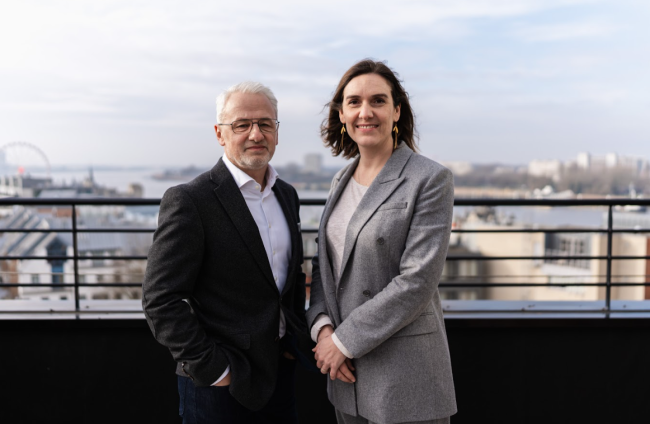 John Baekelmans en Inés Sylverans