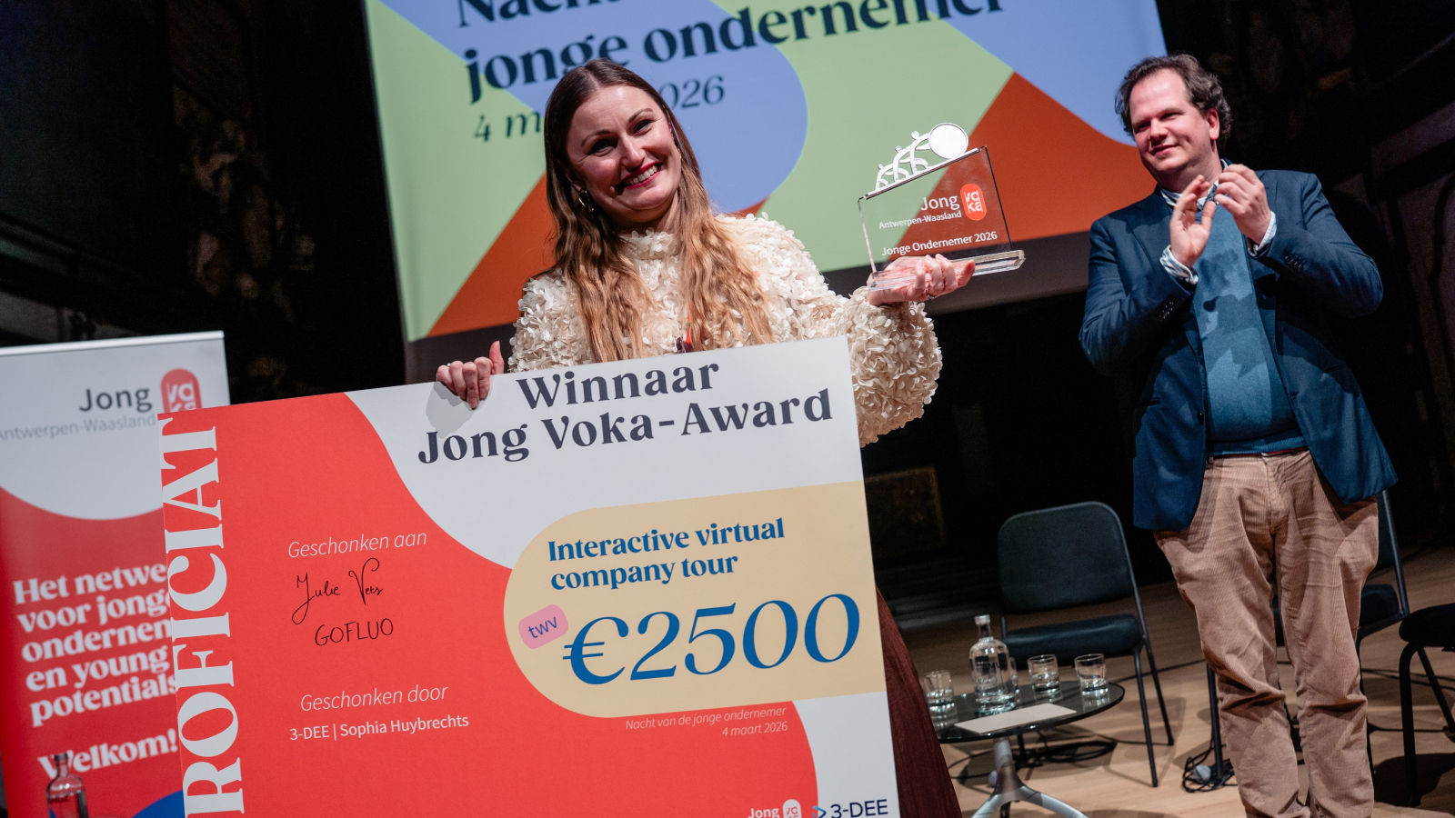 Julie Vets (GOFLUO) verkozen tot Jonge Ondernemer 2026 door Jong Voka Antwerpen-Waasland