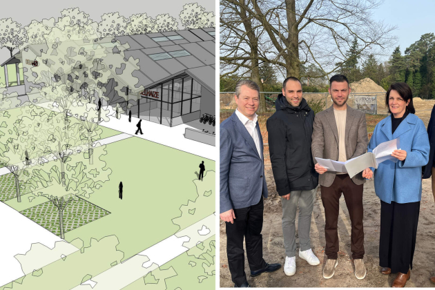 Logo gvaBouw nieuwe Delhaize Vosselaar start na lange procedureslag