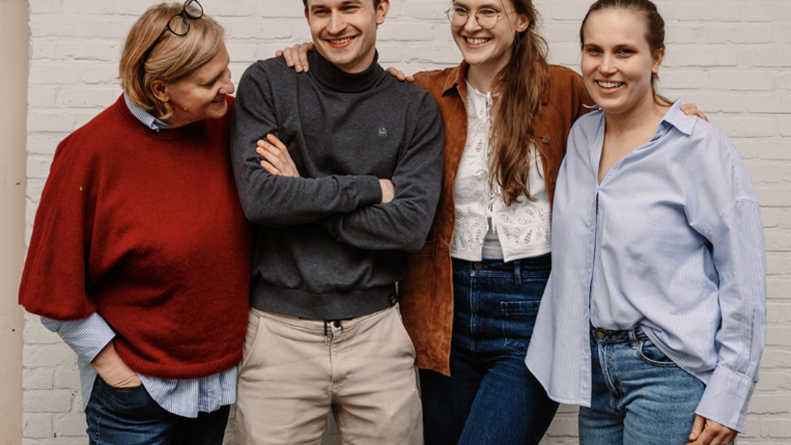 Louis, Elena en Anna Helsen van de Milkbar