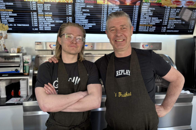 Robbe, Christian en Marleen (niet op foto) hopen de zaak nog jaren te runnen