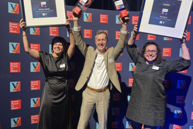 Unique verovert 2e plaats bij Best Workplaces België