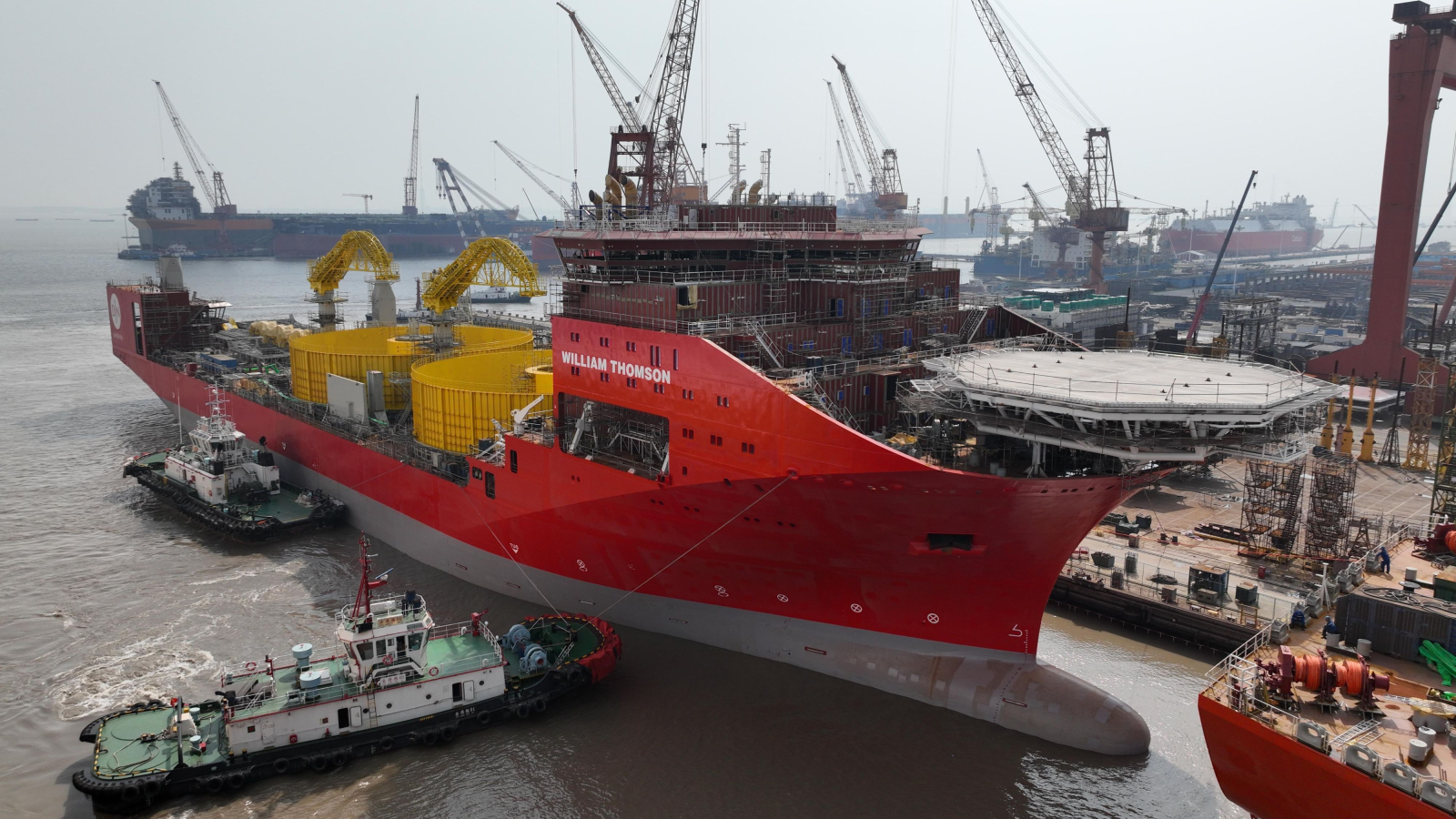 De William Thomson is het nieuwe schip van Jan De Nul