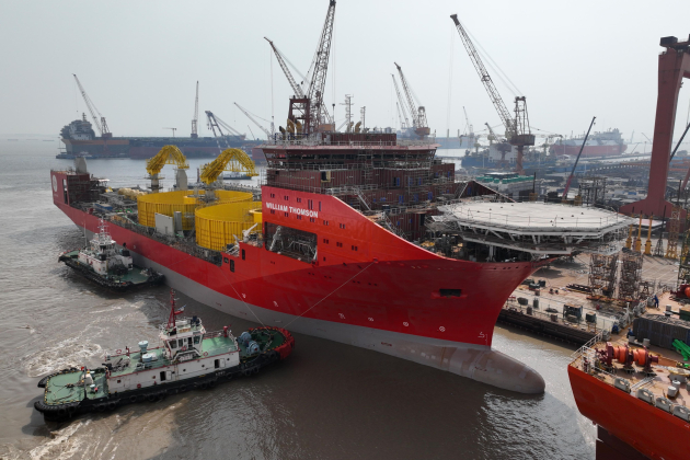 De William Thomson is het nieuwe schip van Jan De Nul