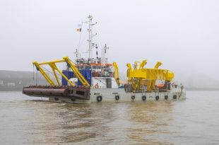 Het schip Pieter Coecke. Foto Jan De Nul