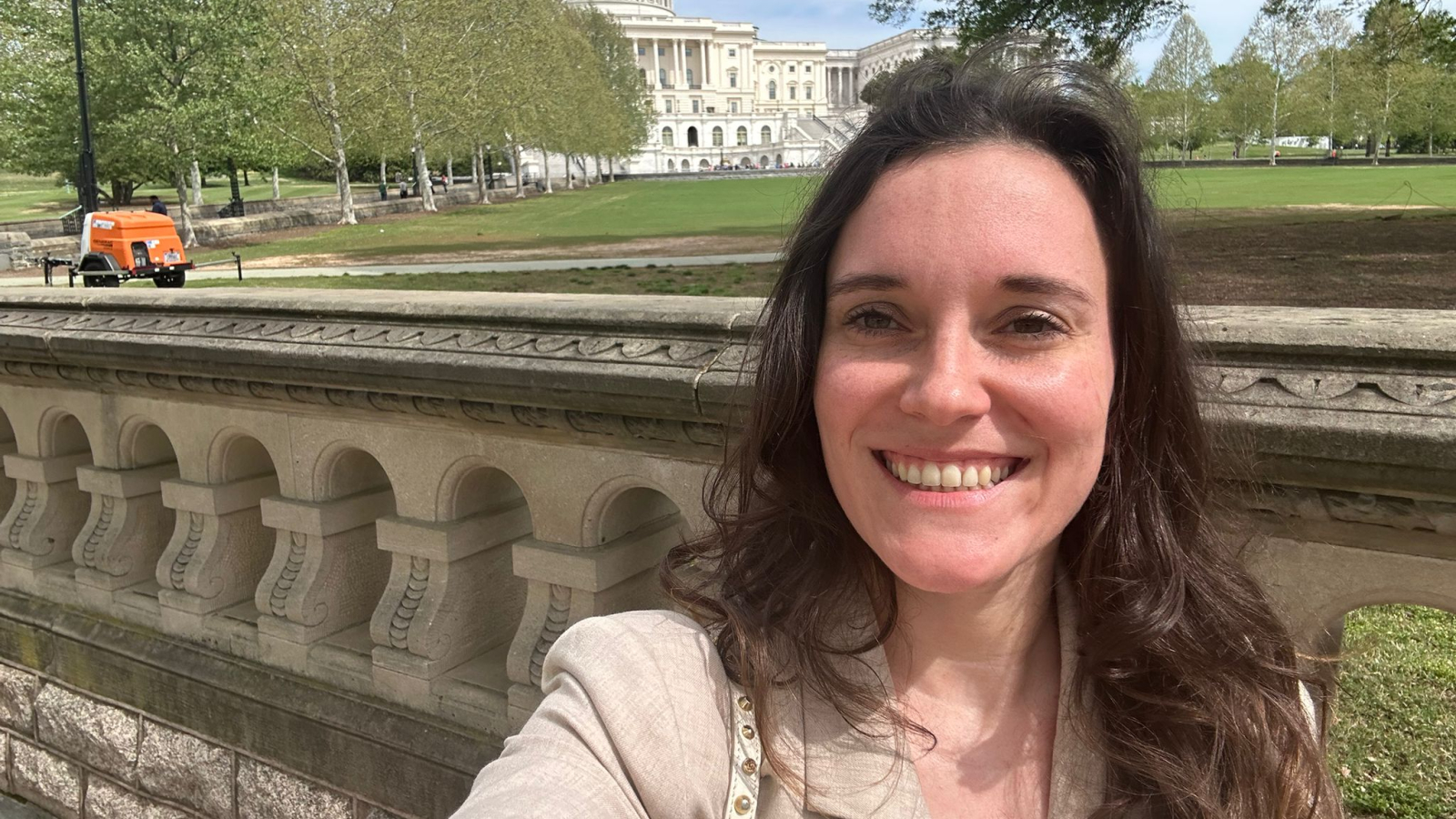 Julie Dumoulin (28) mocht spreken met vier Amerikaanse senatoren