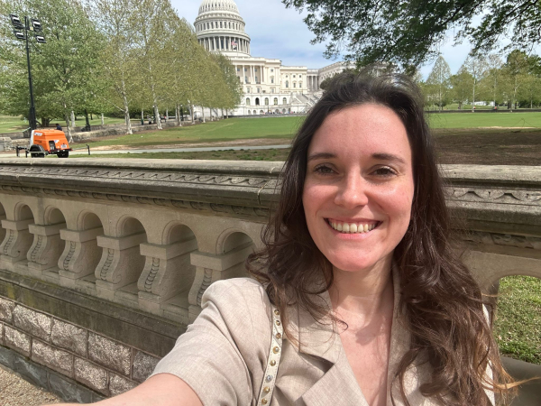 Julie Dumoulin (28) mocht spreken met vier Amerikaanse senatoren