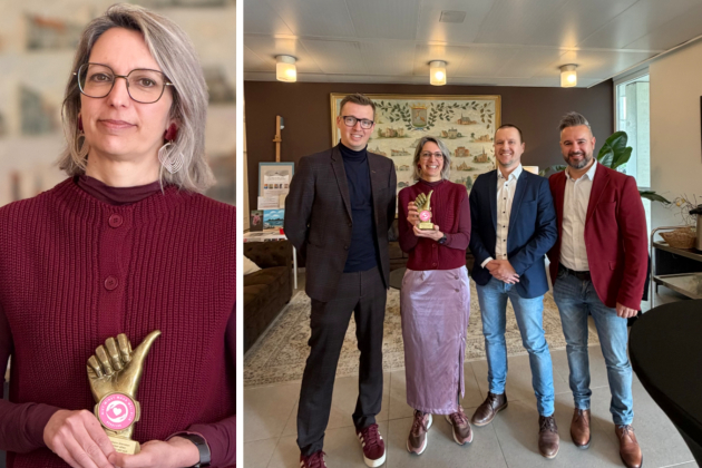 Zorggroep Orion krijgt een prijs uitgereikt van ACOD