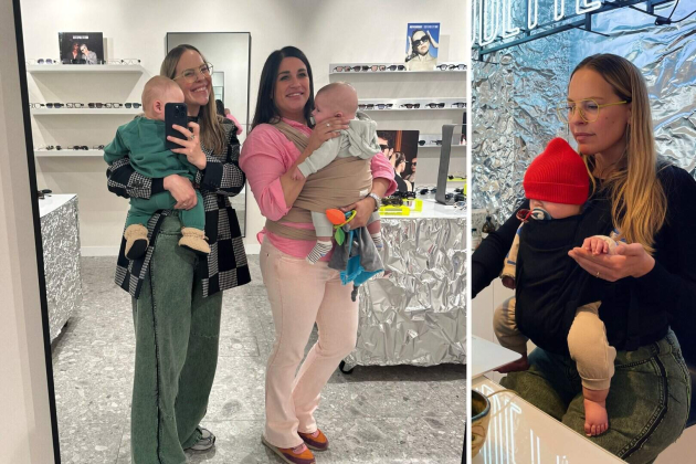 Van Eline De Munck mag de baby mee naar het werk