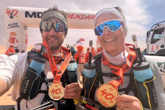 Van Hoecke aankomst marathon des sables