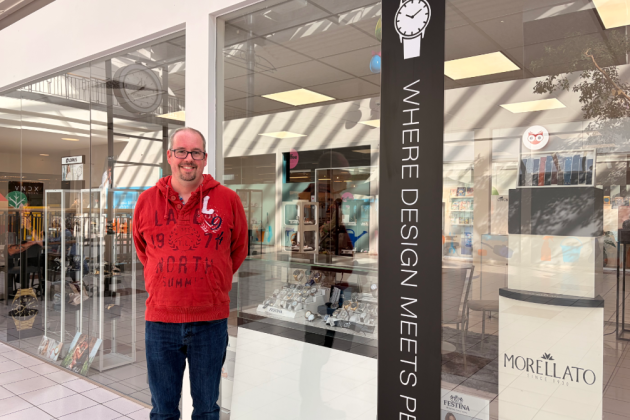 Xavier Eben verhuisde zijn horlogewinkel van de Stadsfeestzaal naar de Promenade.